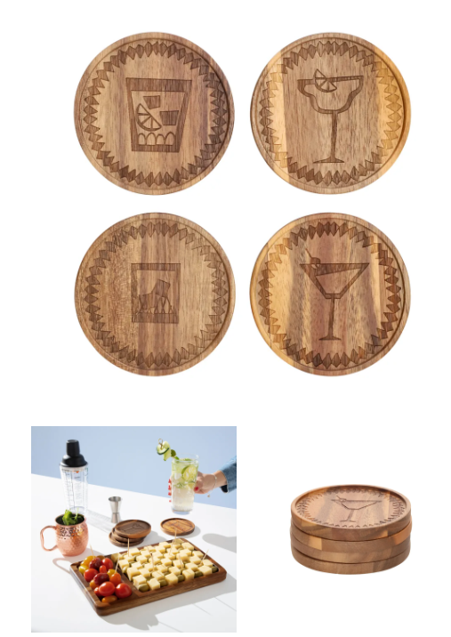Set 4 Posavasos