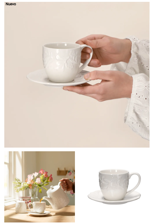 Taza Té y Plato